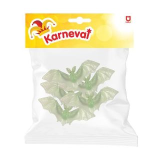 Obrázek z Dekorace netopýr svítící ve tmě 13cm, set 5 ks v sáčku 